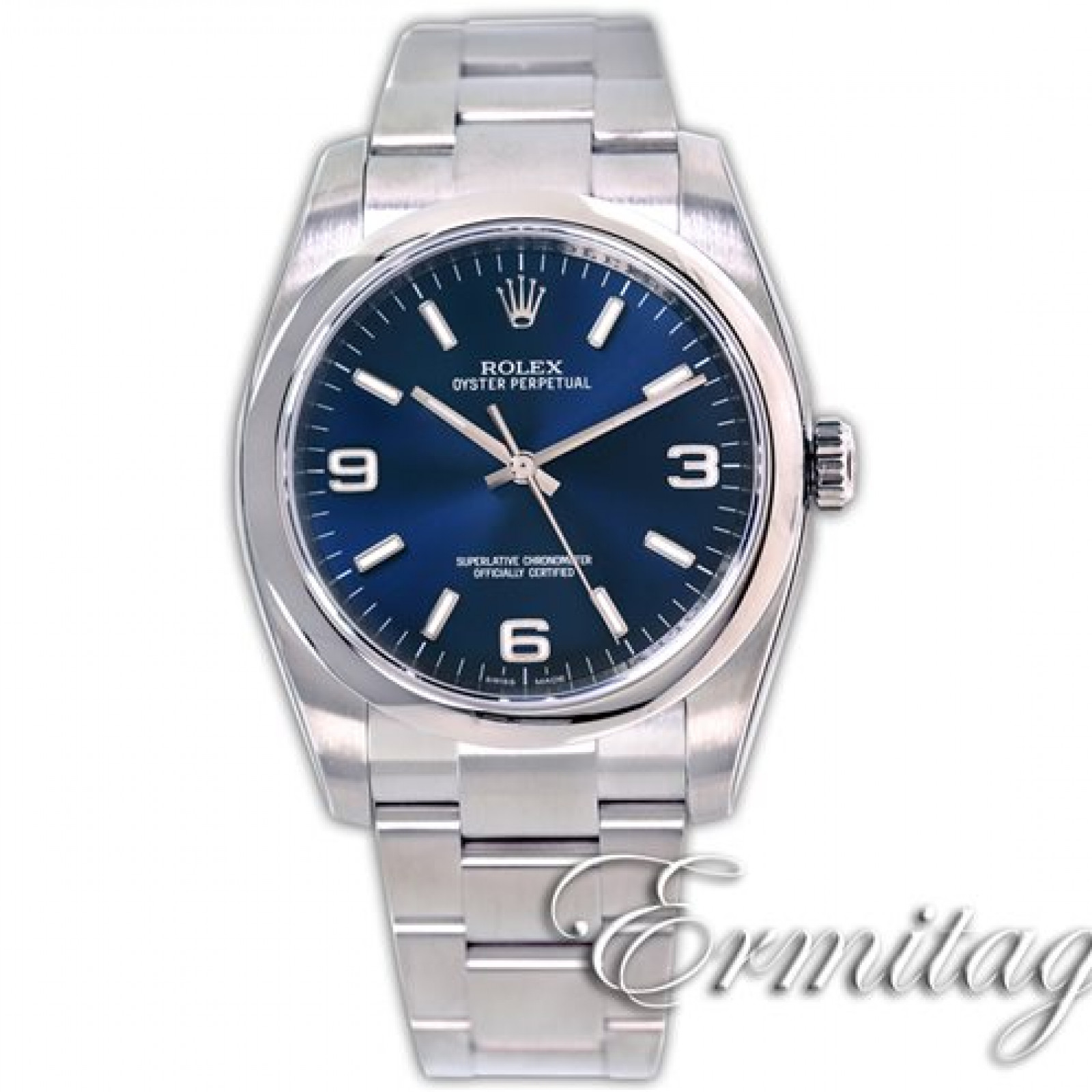 Pre-Owned Steel Rolex Oyster Perpetual 116000 Year 2013